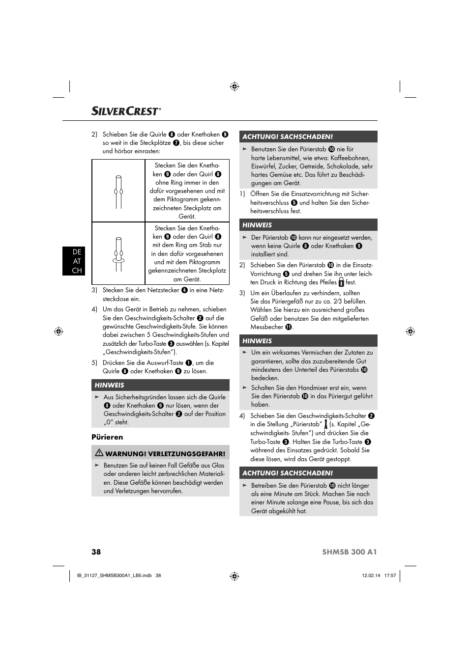 Silvercrest SHMSB 300 A1 User Manual | Page 41 / 44