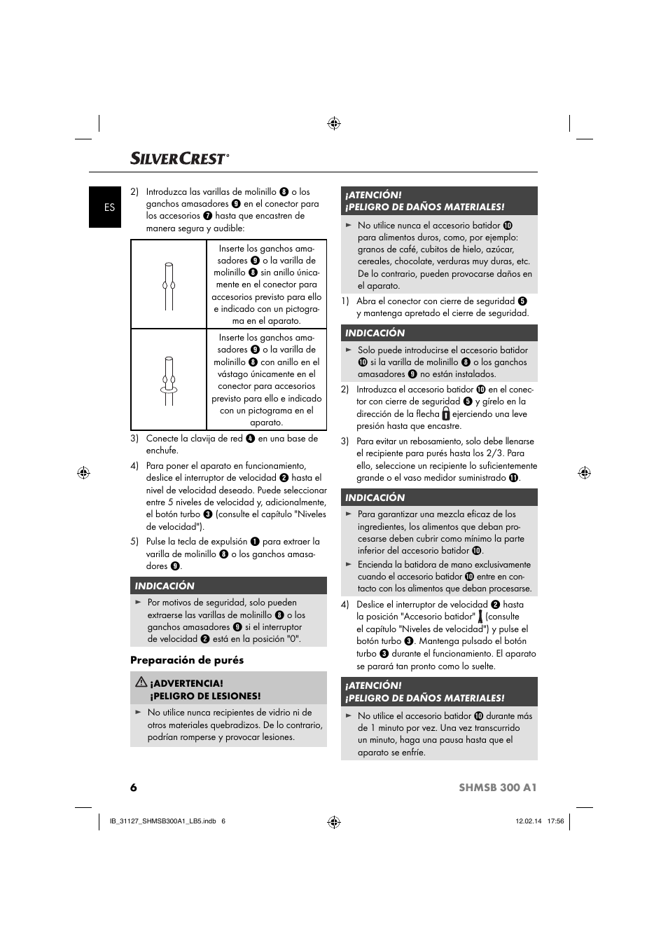 Silvercrest SHMSB 300 A1 User Manual | Page 9 / 44