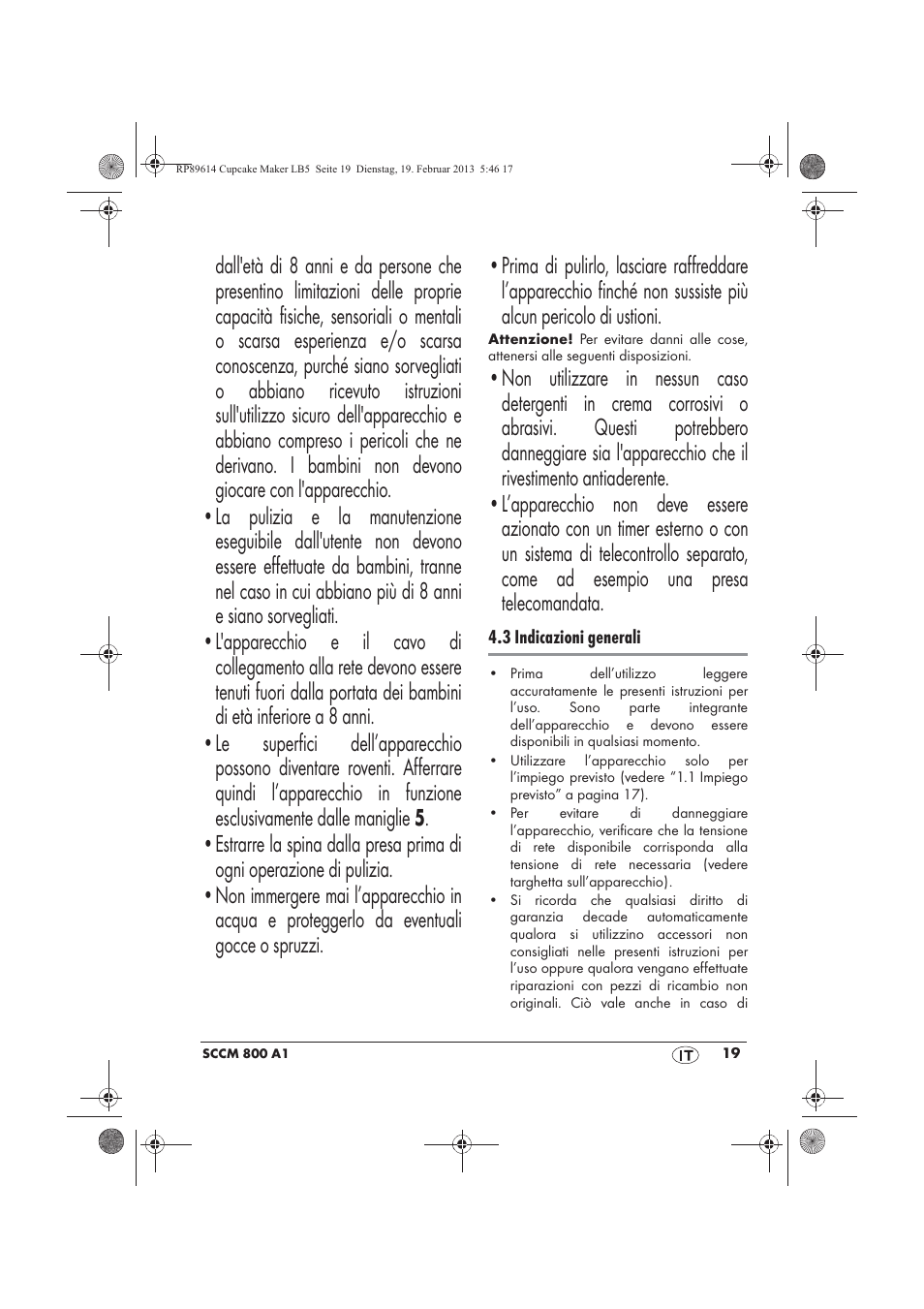 Silvercrest SCCM 800 A1 User Manual | Page 21 / 78