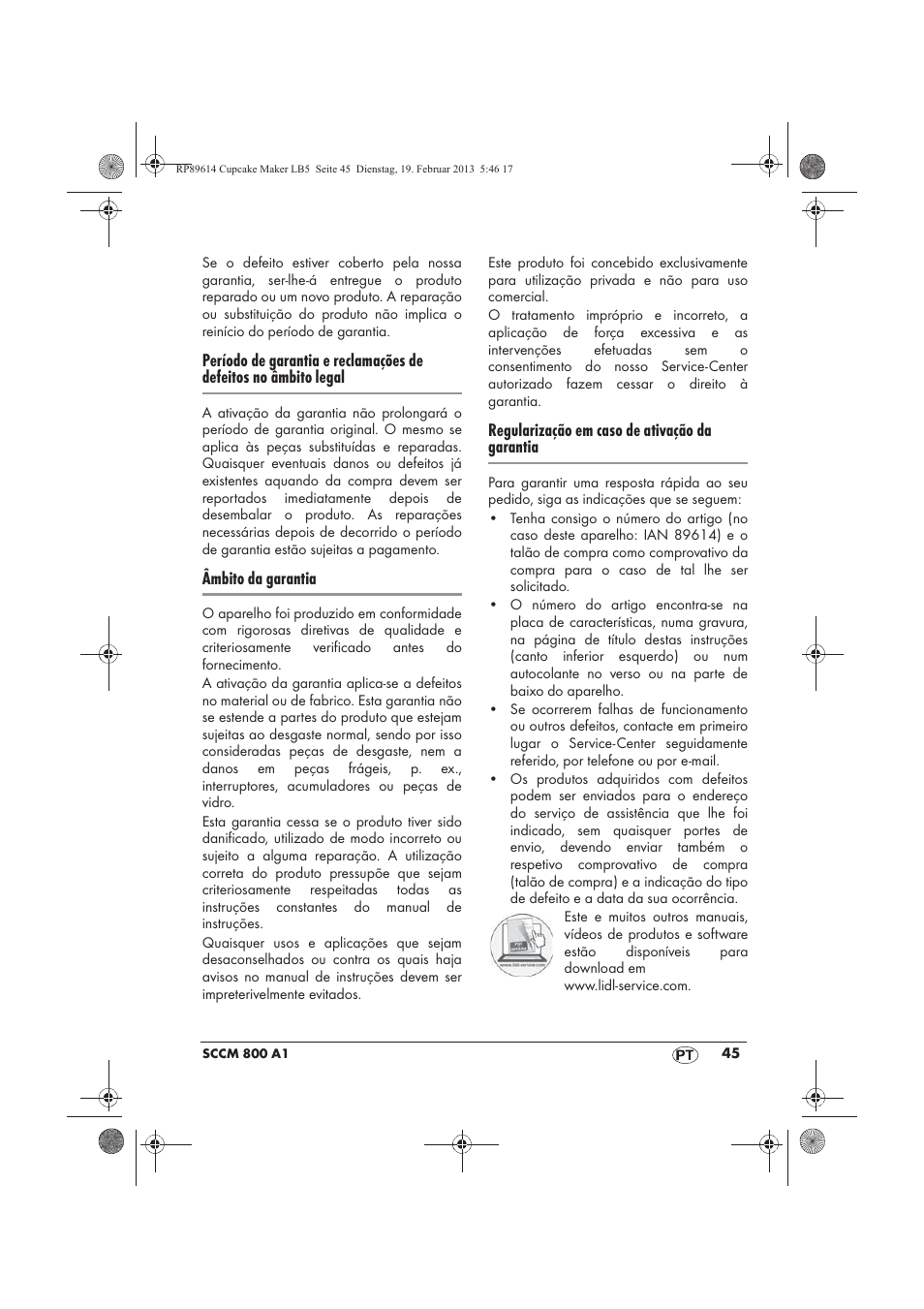 Silvercrest SCCM 800 A1 User Manual | Page 47 / 78