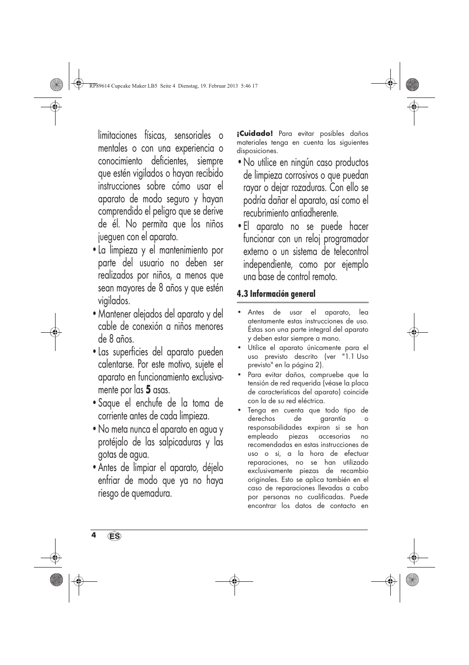 Silvercrest SCCM 800 A1 User Manual | Page 6 / 78