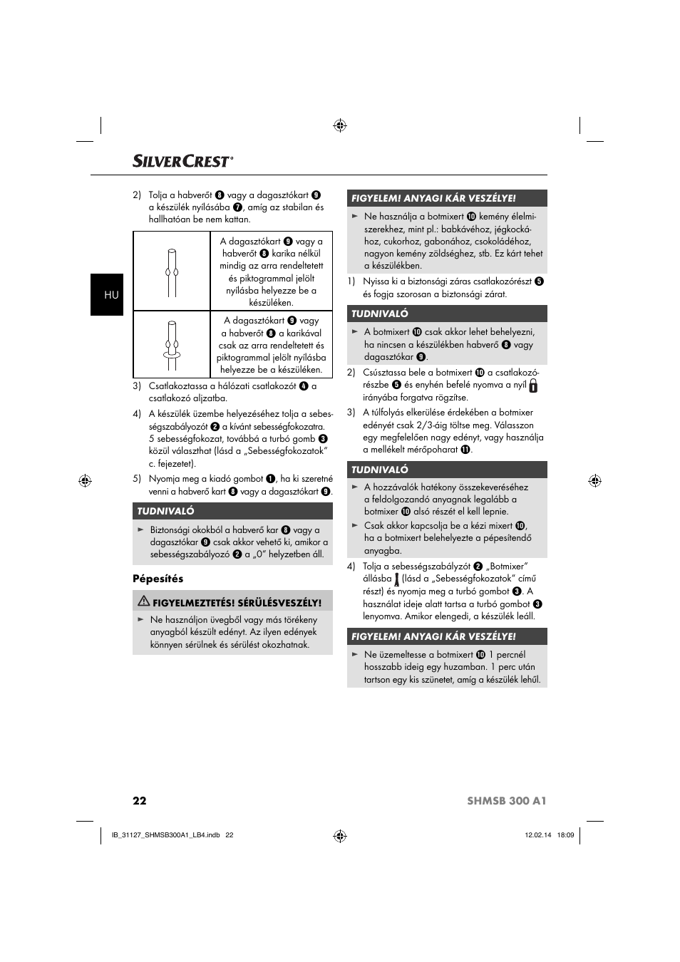 Silvercrest SHMSB 300 A1 User Manual | Page 25 / 60