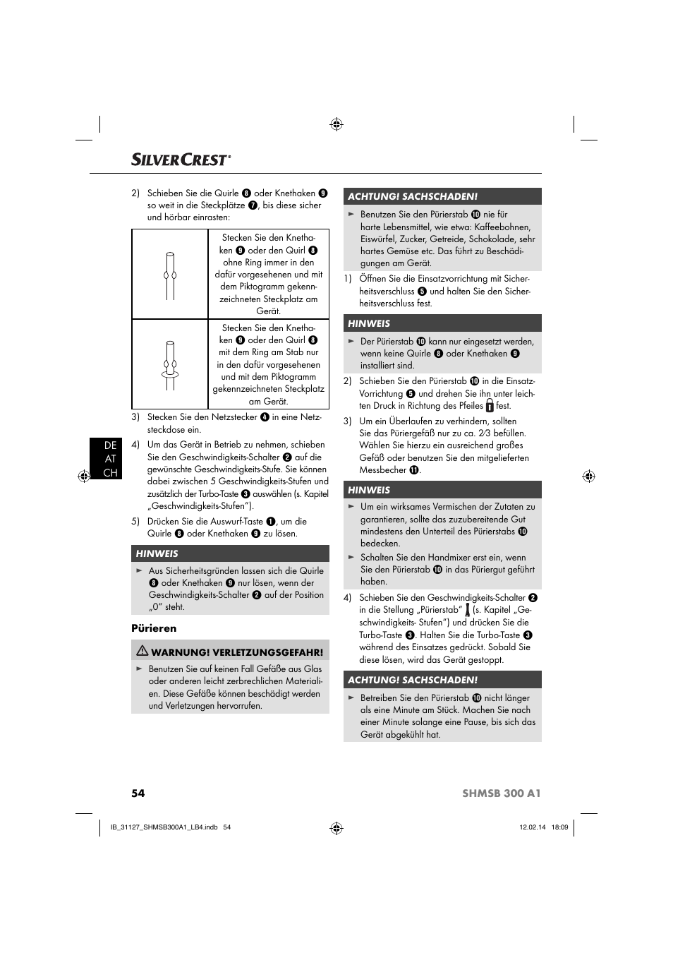 Silvercrest SHMSB 300 A1 User Manual | Page 57 / 60
