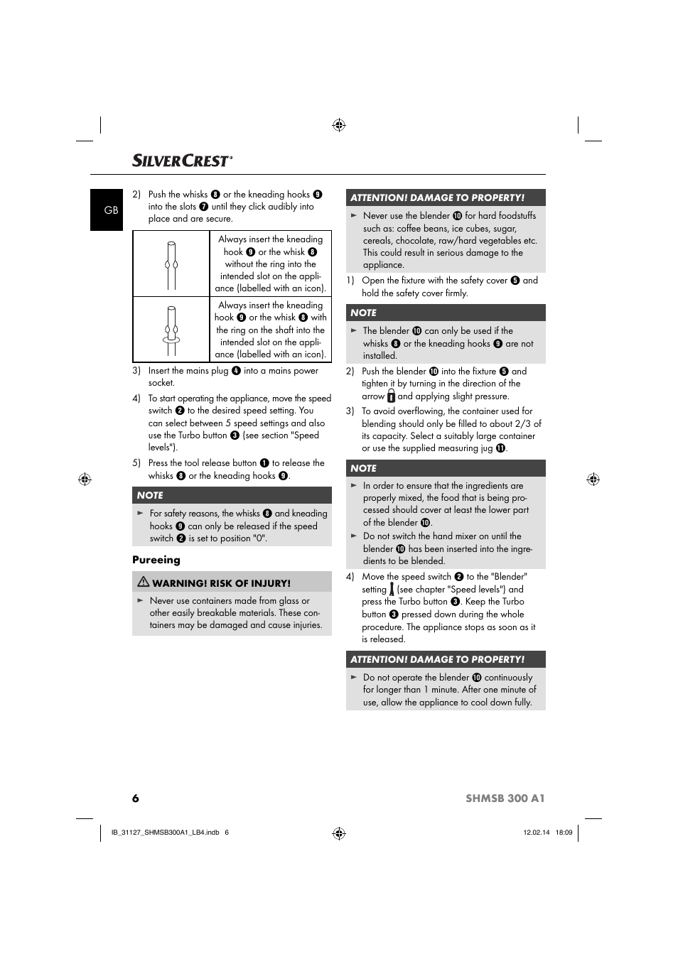 Silvercrest SHMSB 300 A1 User Manual | Page 9 / 60
