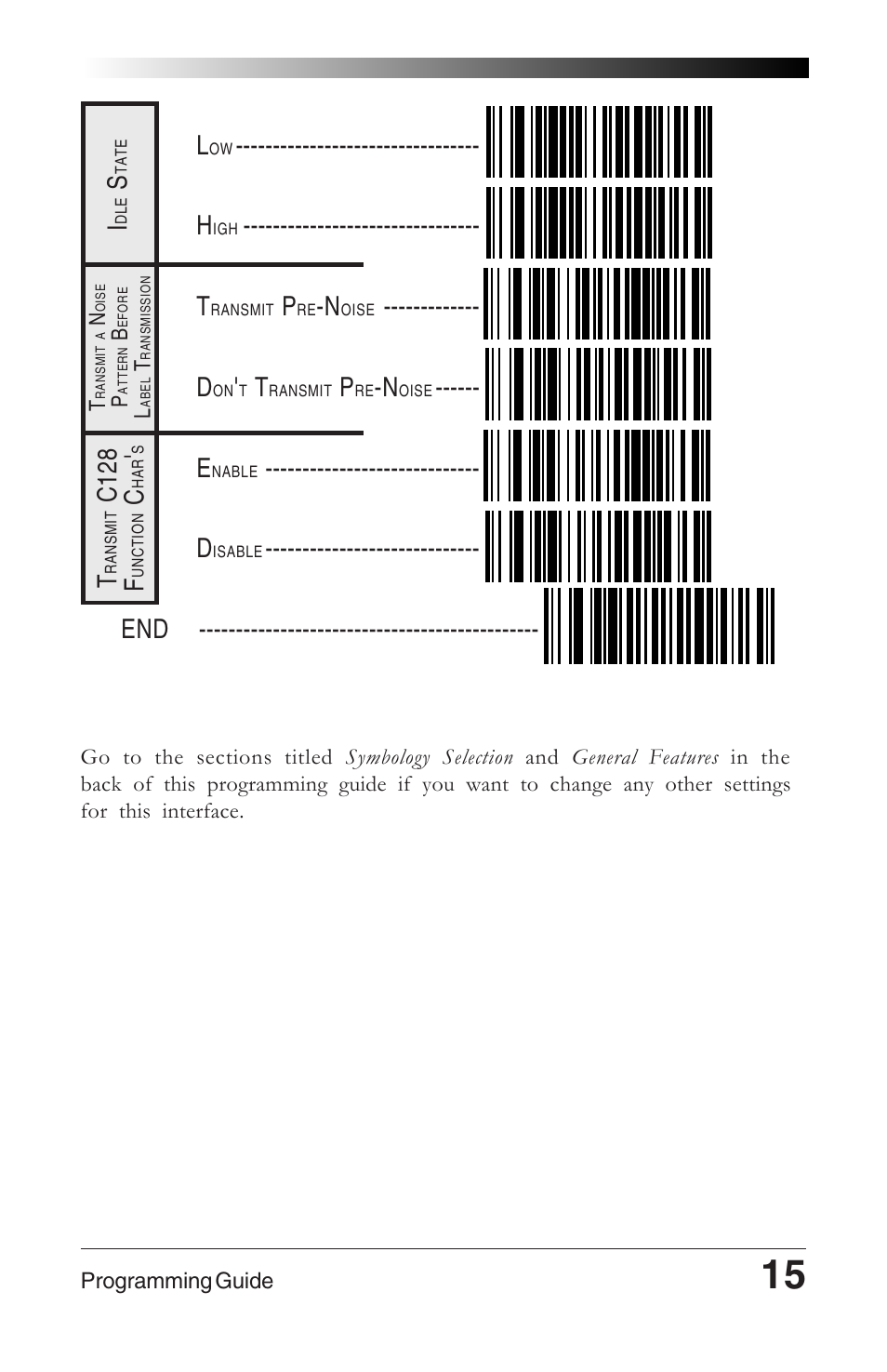 C128 f | Datalogic Scanning 6000 User Manual | Page 19 / 104