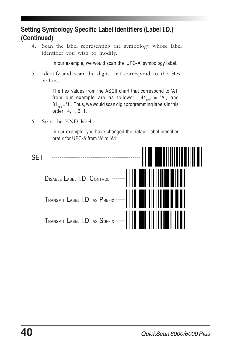 I.d. c | Datalogic Scanning 6000 User Manual | Page 44 / 104