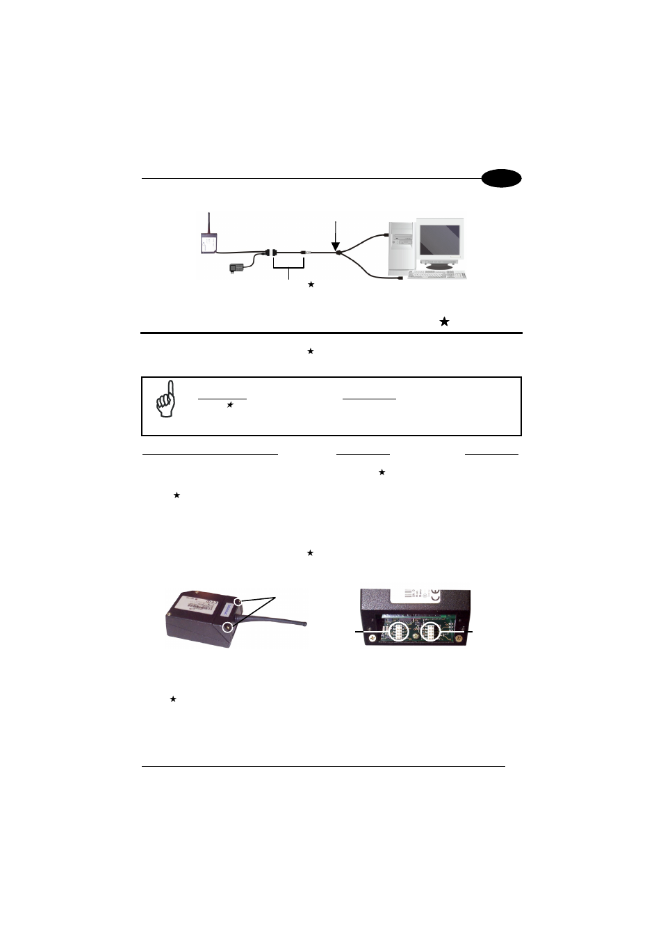Configurazione preliminare di star     modem | Datalogic Scanning Modem User Manual | Page 27 / 82