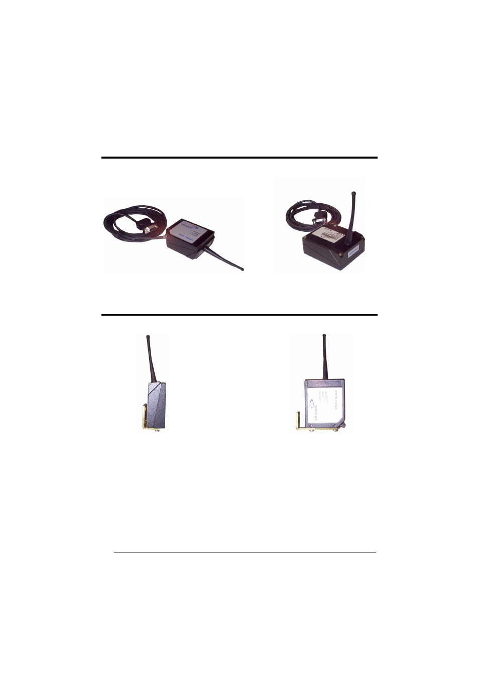 Antenna, Mounting brackets | Datalogic Scanning Modem User Manual | Page 76 / 82