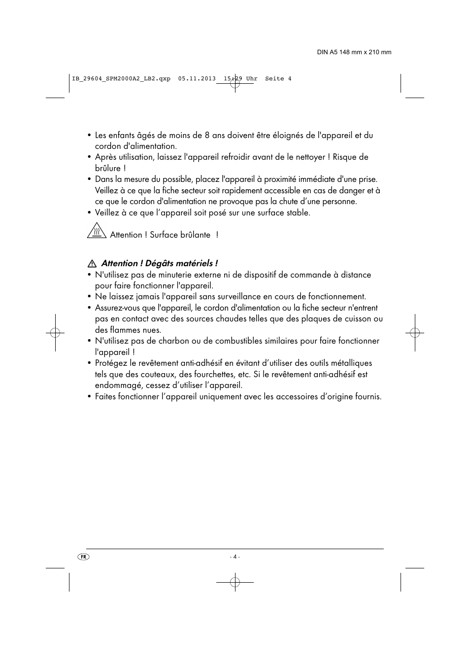 Silvercrest SPM 2000 A2 User Manual | Page 7 / 32
