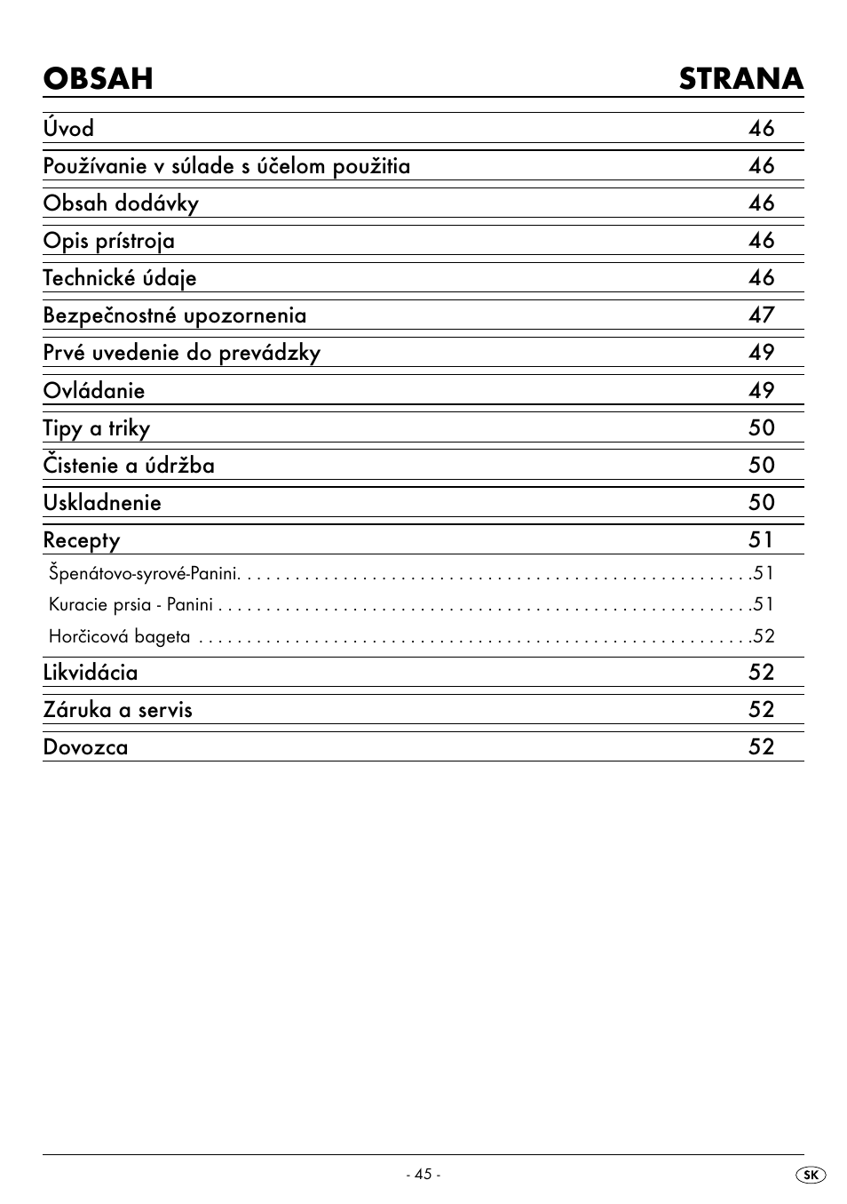 Silvercrest SPM 2000 A2 User Manual | Page 48 / 65