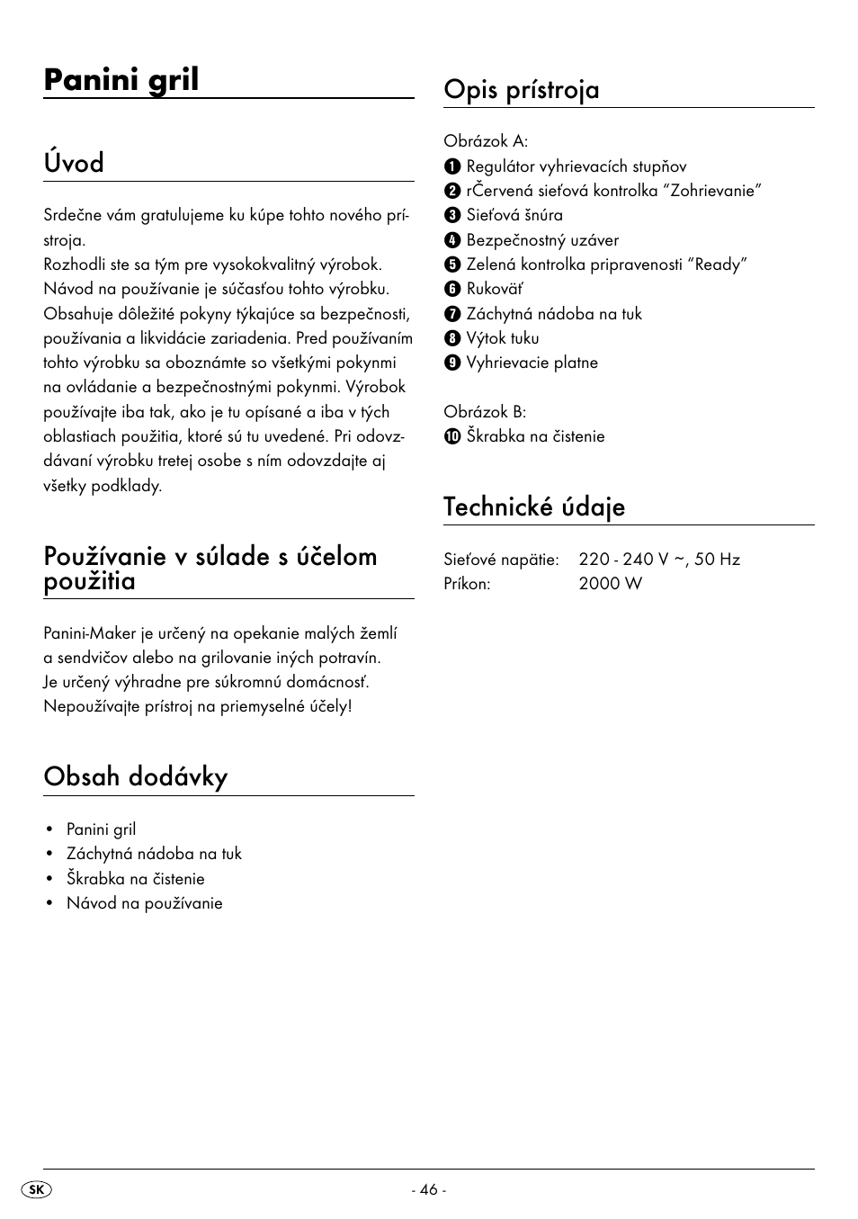 Silvercrest SPM 2000 A2 User Manual | Page 49 / 65