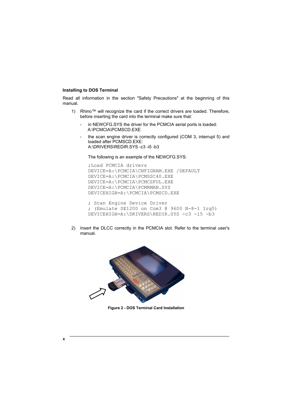 Datalogic Scanning DL Cordless Card DLCC User Manual | Page 10 / 55