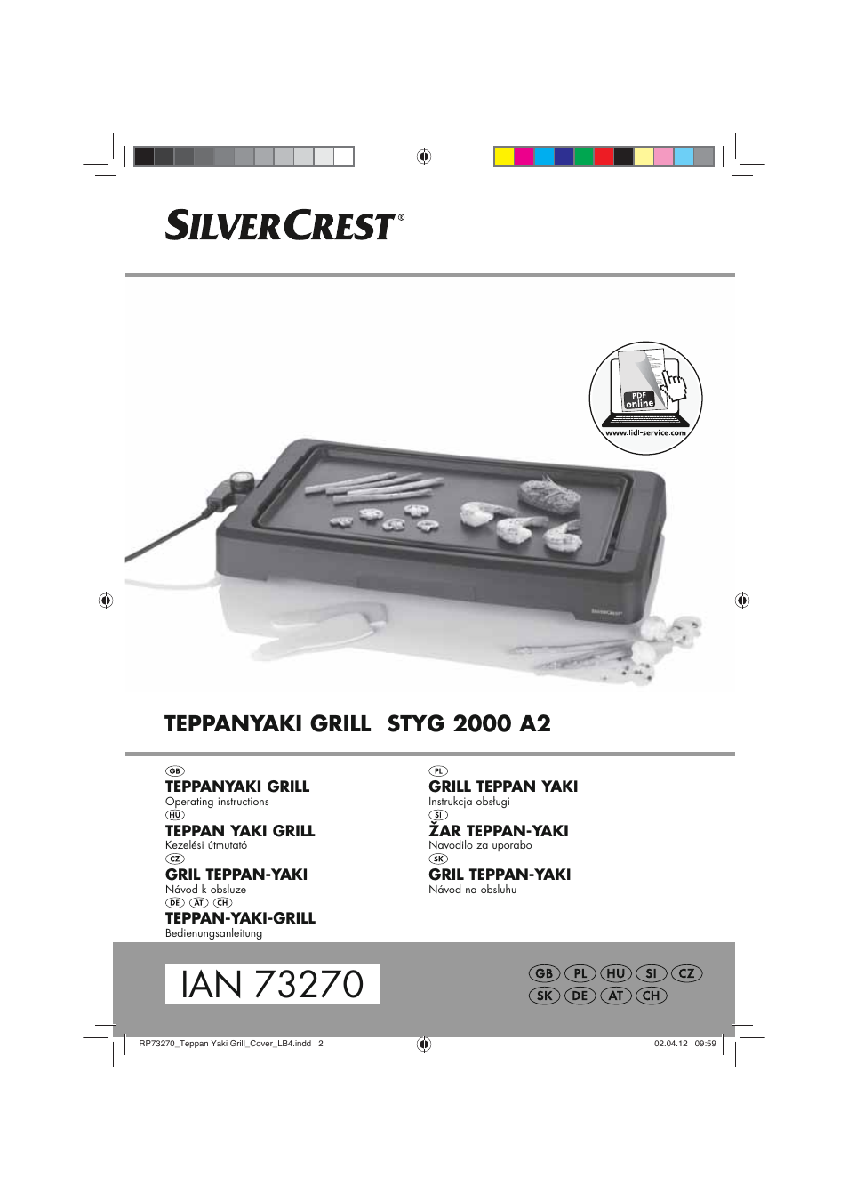 Silvercrest STYG 2000 A2 User Manual | 70 pages