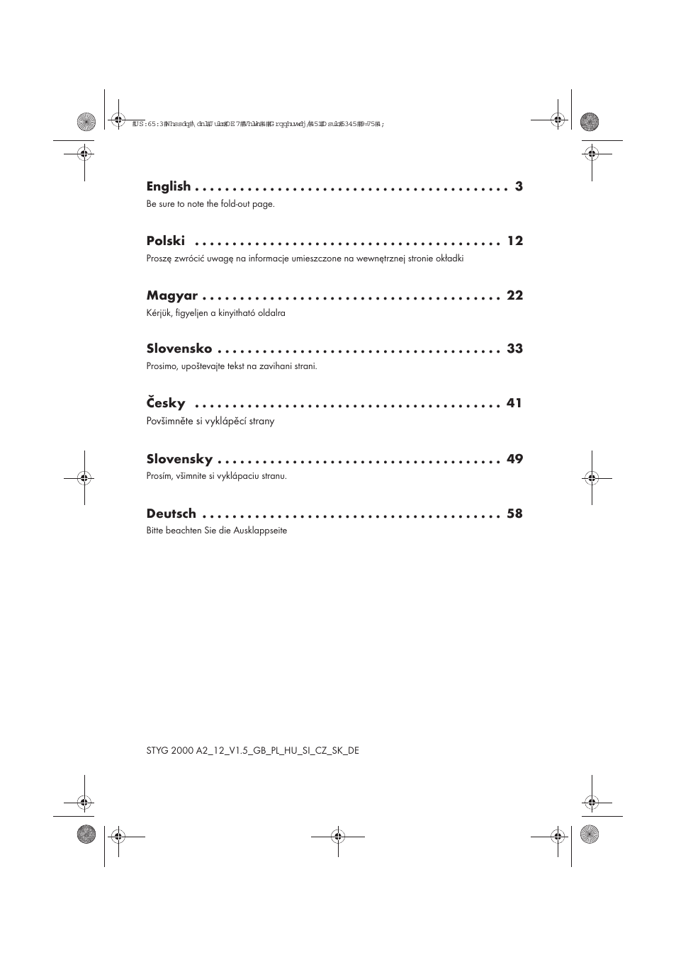 Silvercrest STYG 2000 A2 User Manual | Page 2 / 70