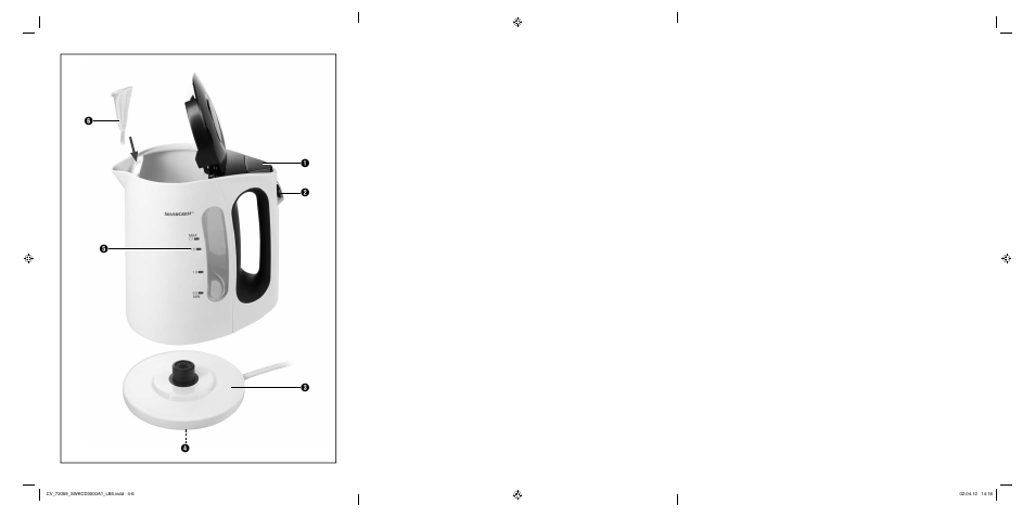 Silvercrest SWKCD 3000 A1 User Manual | Page 2 / 49