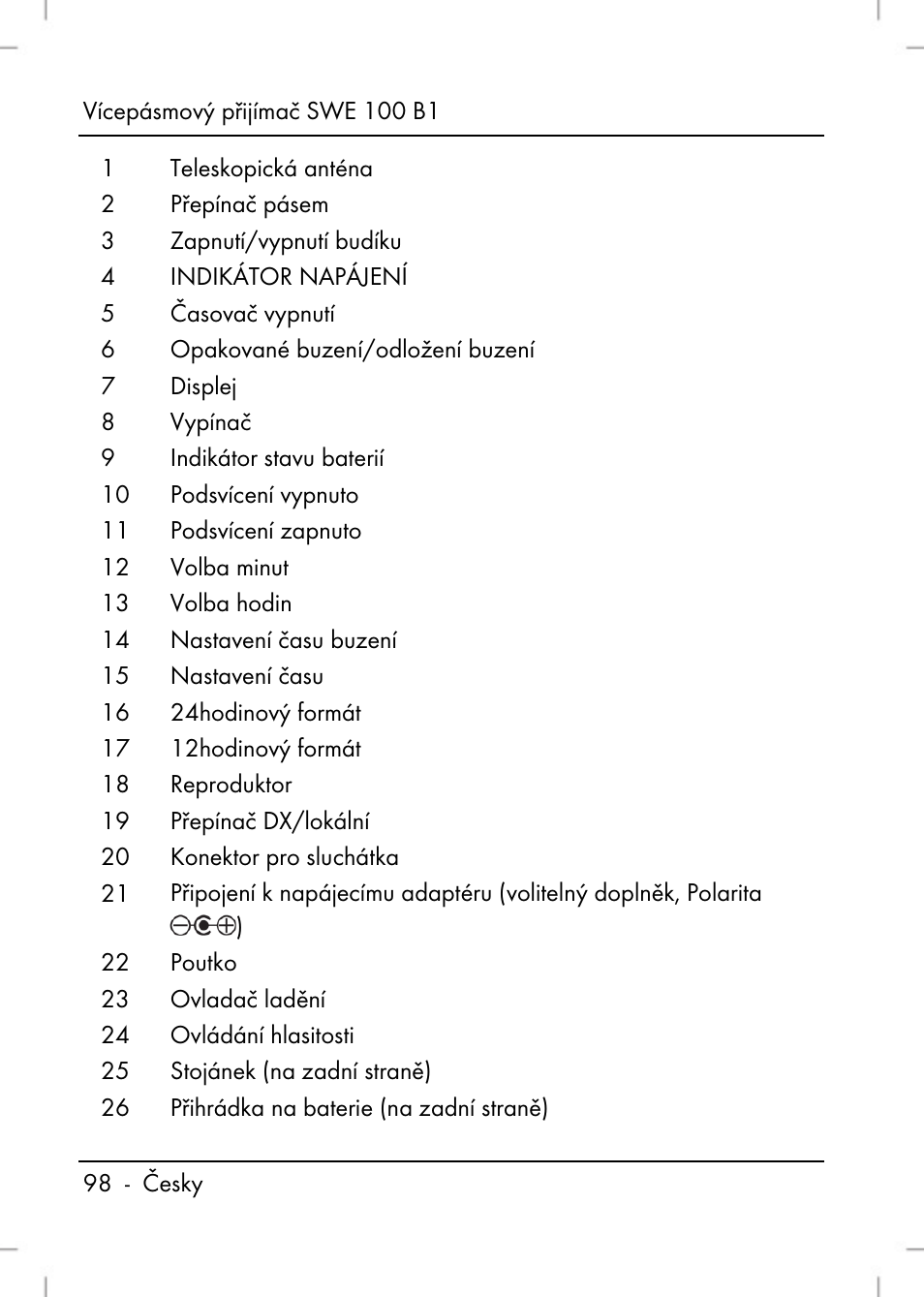 Silvercrest SWE 100 B1 User Manual | Page 100 / 174