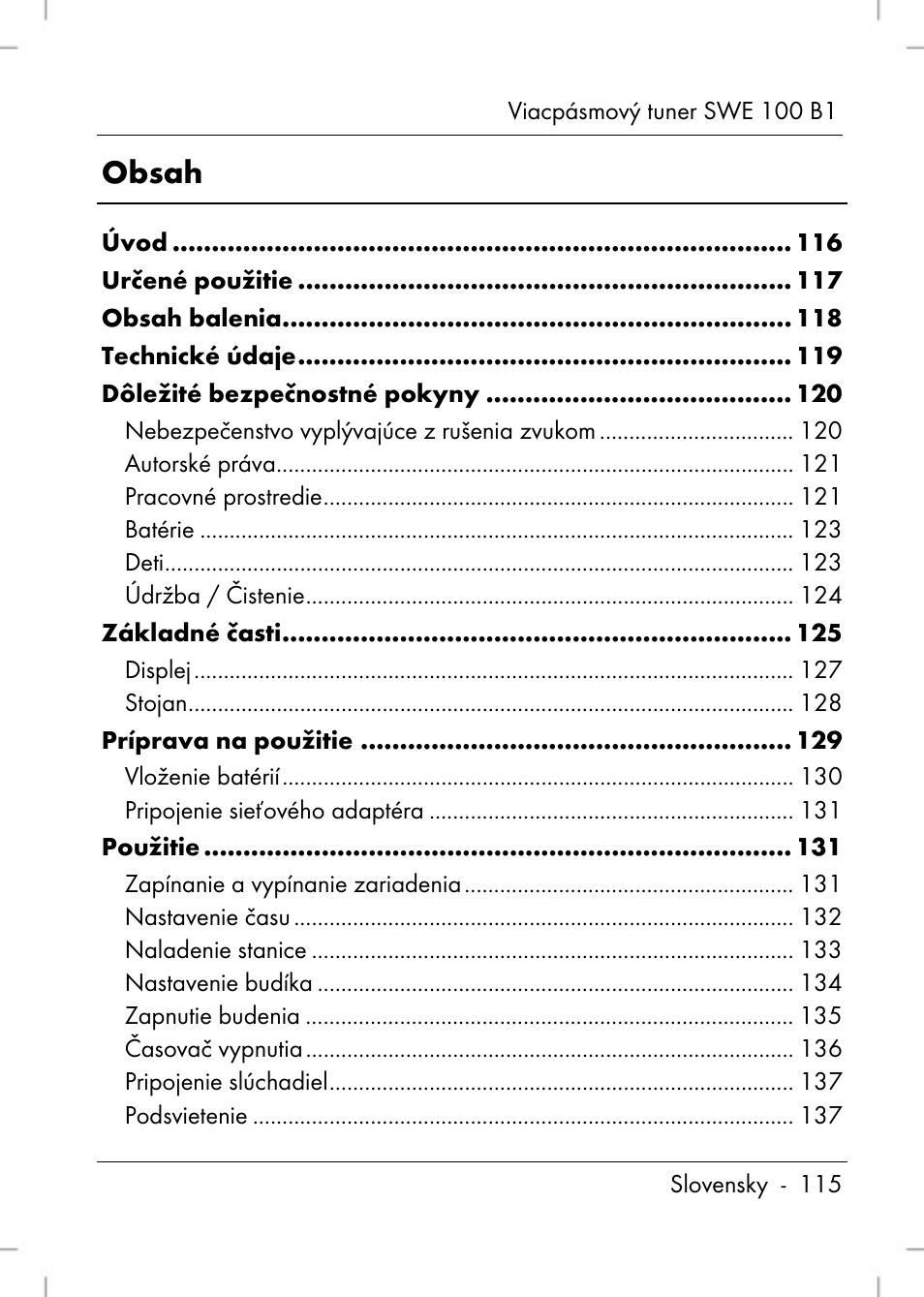 Silvercrest SWE 100 B1 User Manual | Page 117 / 174