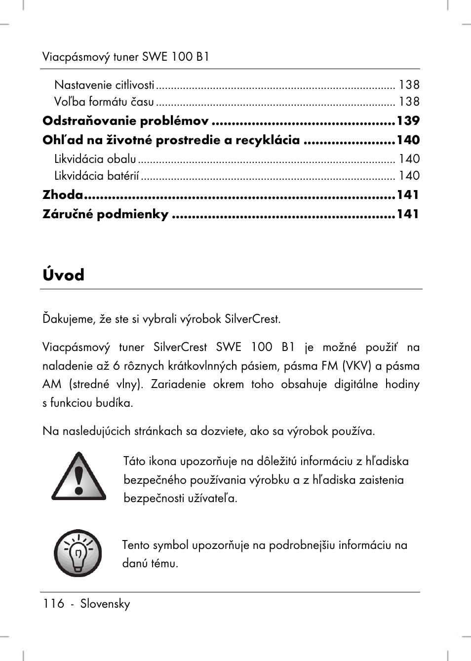 Úvod | Silvercrest SWE 100 B1 User Manual | Page 118 / 174