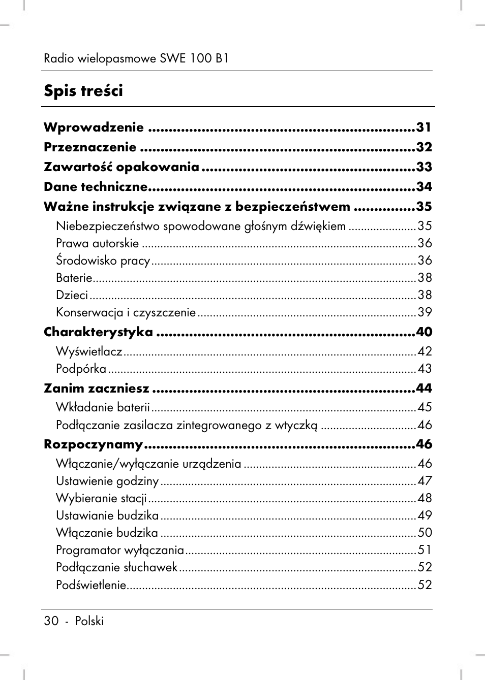 Silvercrest SWE 100 B1 User Manual | Page 32 / 174