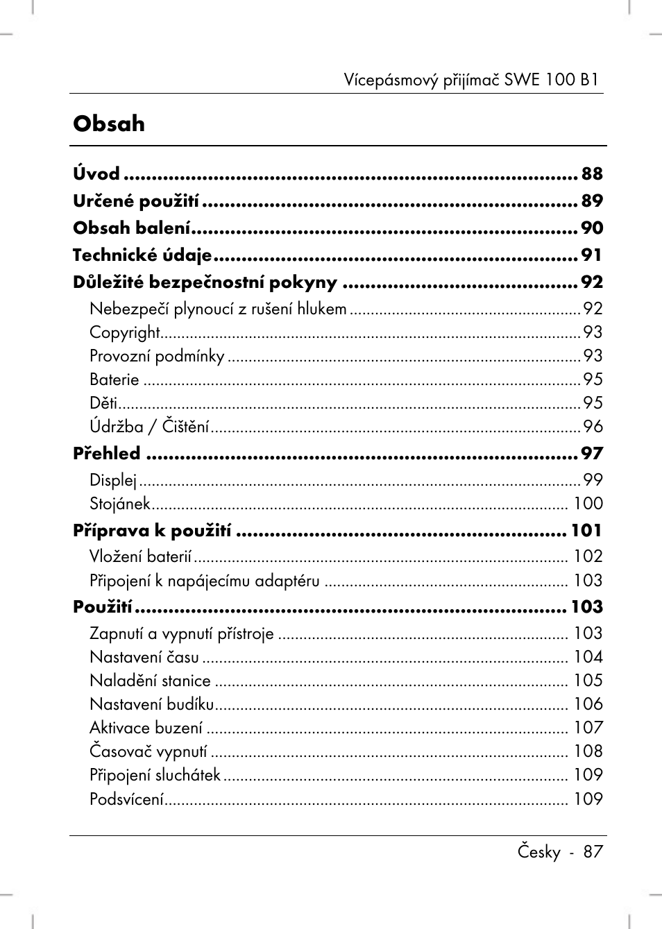 Silvercrest SWE 100 B1 User Manual | Page 89 / 174