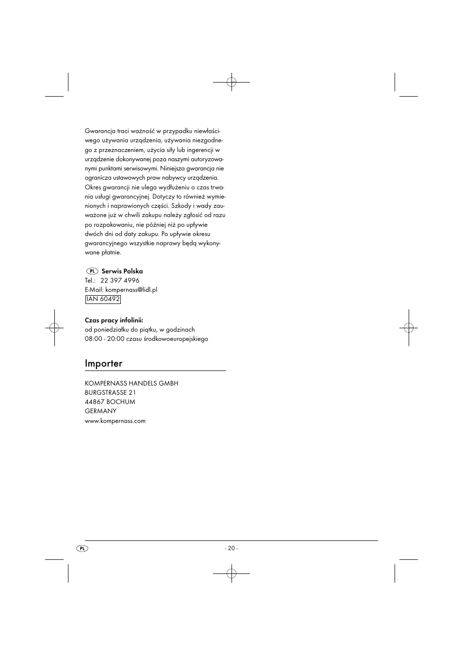 Importer | Silvercrest SHMS 300 B1 User Manual | Page 23 / 74