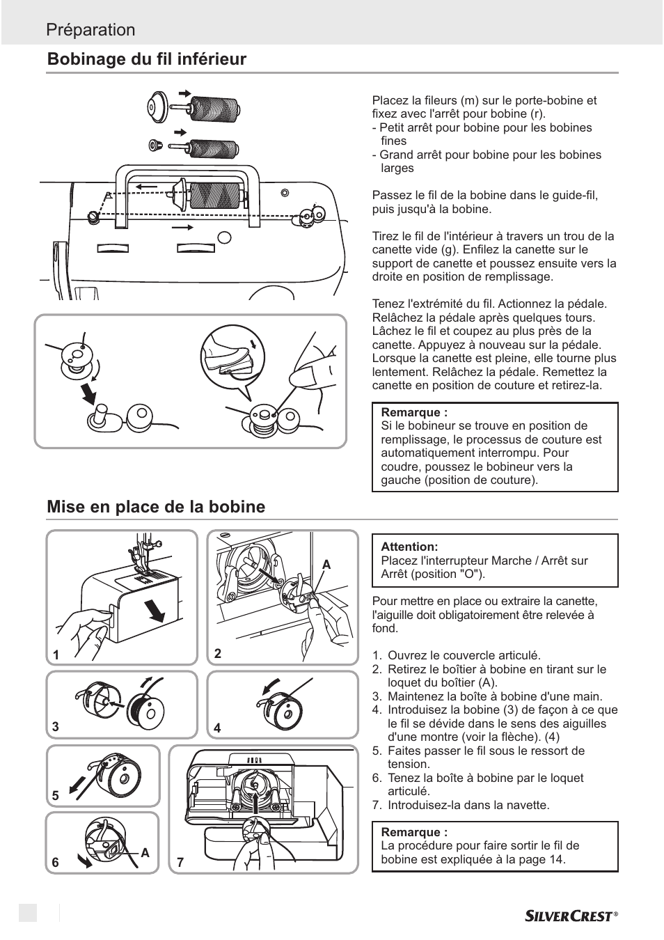 Préparation | Silvercrest SNM 33 B1 User Manual | Page 12 / 94