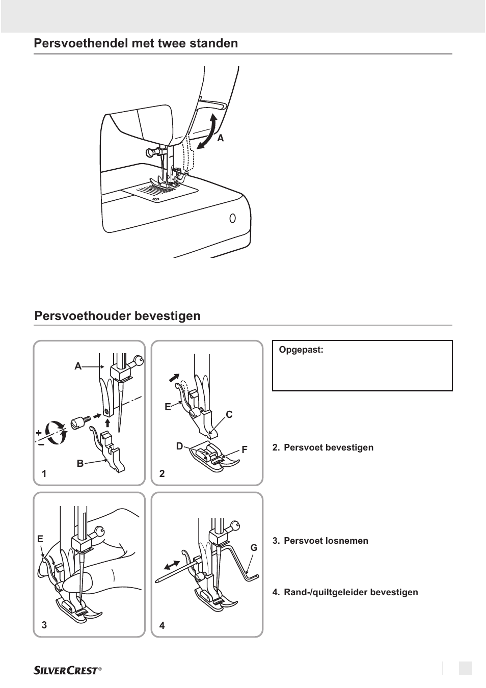 Voorbereiding | Silvercrest SNM 33 B1 User Manual | Page 33 / 94