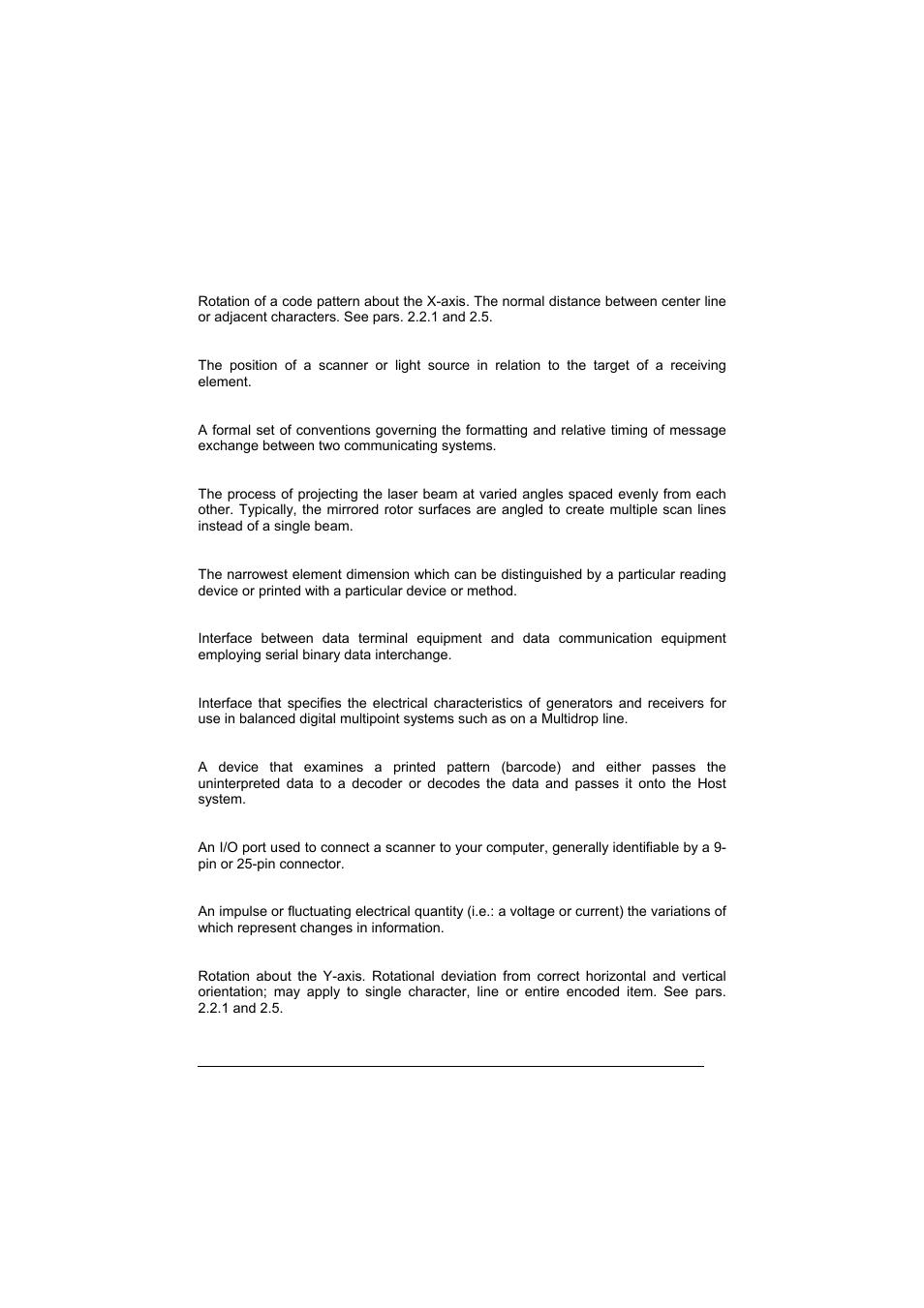 Datalogic Scanning DS1500 User Manual | Page 61 / 65