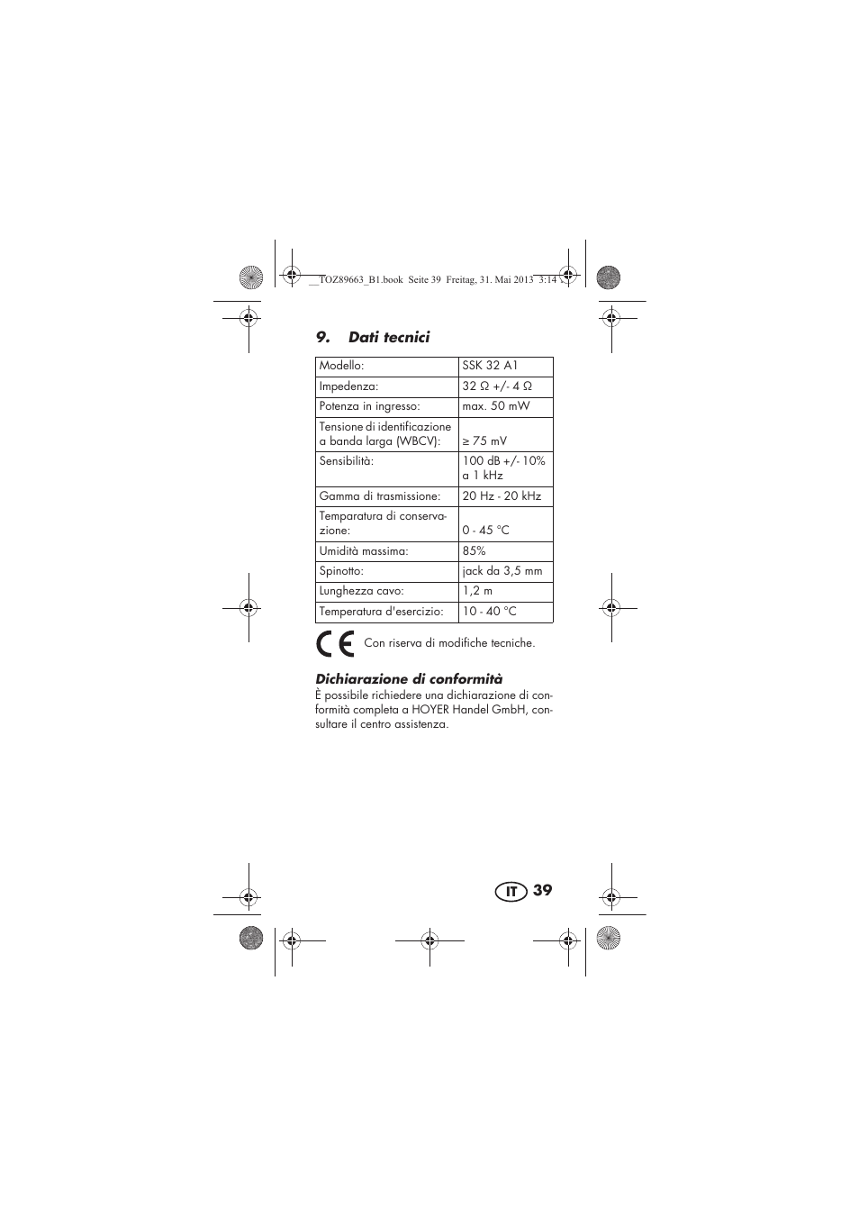 Silvercrest SSK 32 A1 User Manual | Page 41 / 74