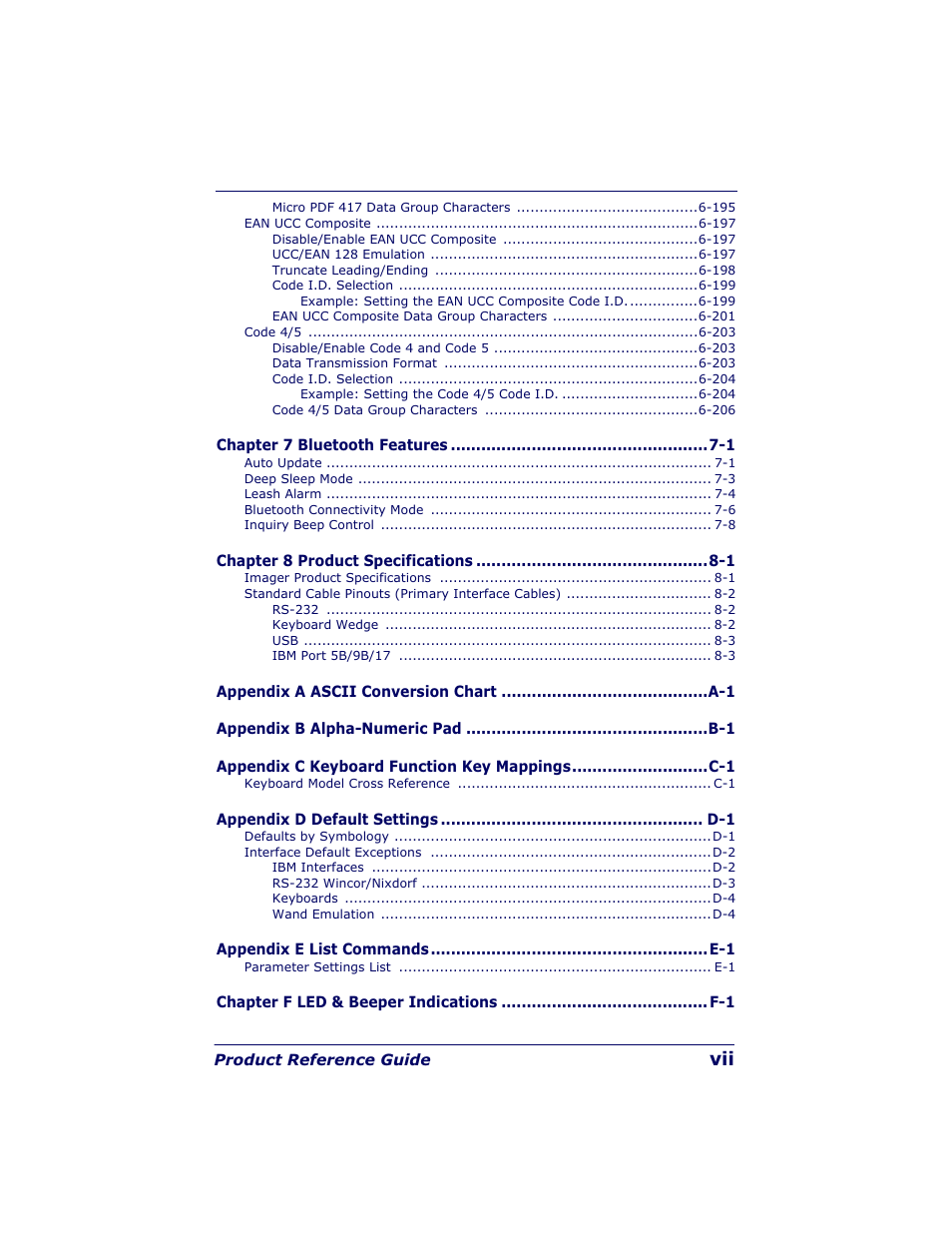 Datalogic Scanning QUICKSCAN QS6500BT User Manual | Page 9 / 336