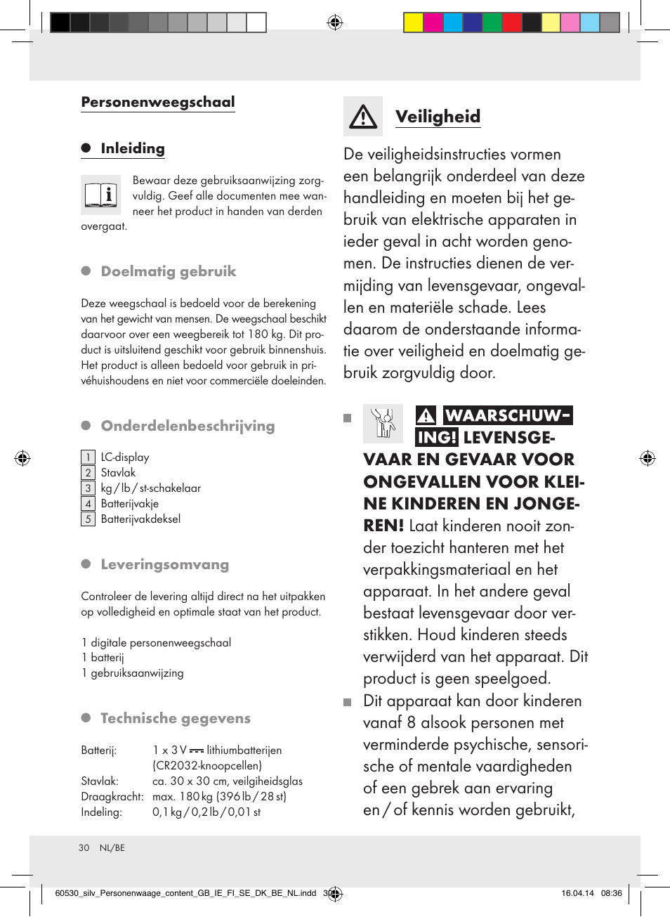 Silvercrest Z30936/Z30936A User Manual | Page 30 / 40