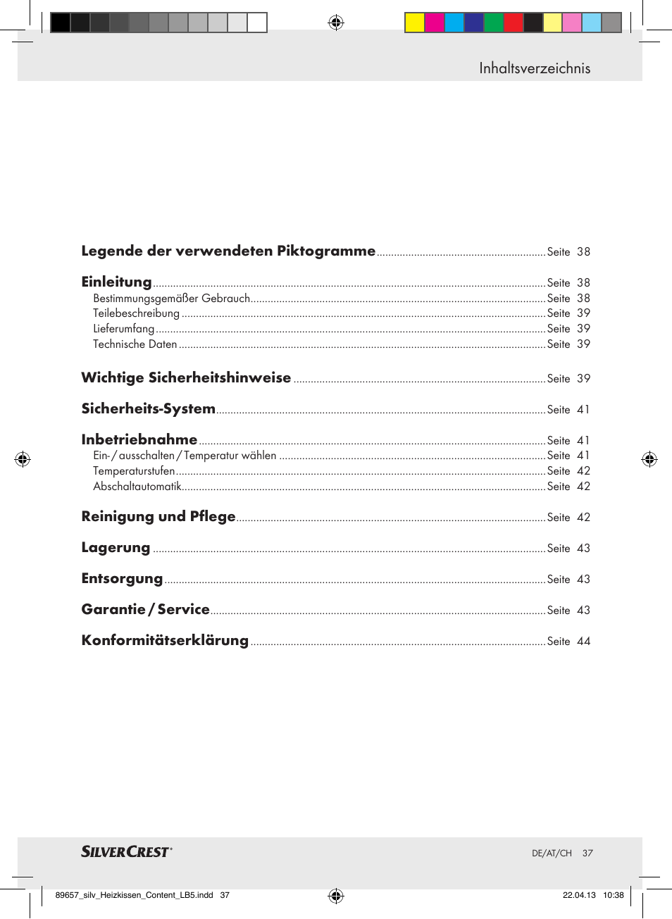 Silvercrest SHBR 100 B2 User Manual | Page 37 / 45
