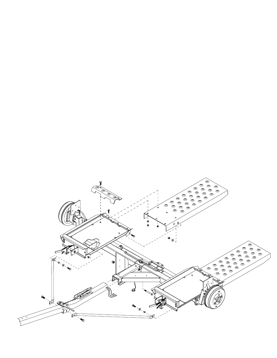 Tongue and ramp assembly instructions | Demco Kar-Kaddy 3 KK370SB User Manual | Page 12 / 32