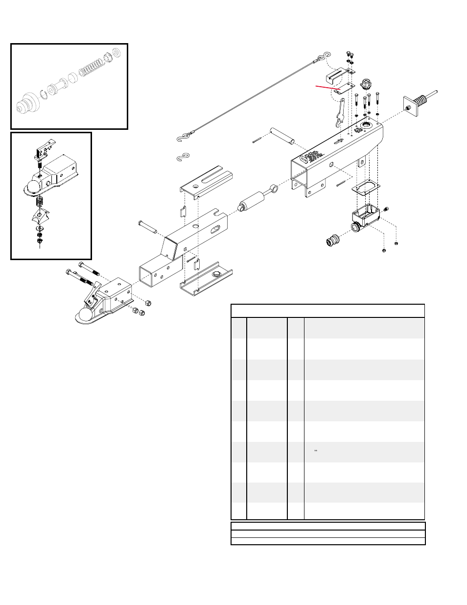 Model da91 actuator parts breakdown, Bleeding the system | Demco Kar-Kaddy 3 KK370SB User Manual | Page 23 / 32