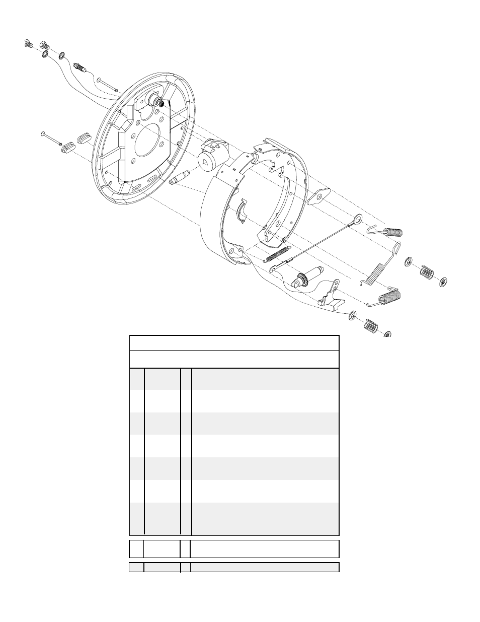 Brake cluster parts list | Demco Kar-Kaddy 3 KK370SB User Manual | Page 24 / 32