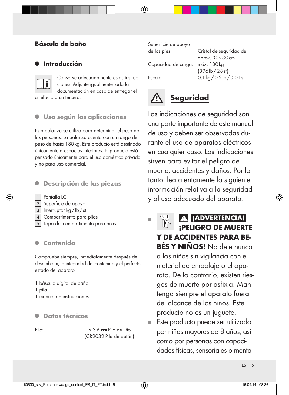 Silvercrest Z30936/Z30936A User Manual | Page 5 / 30