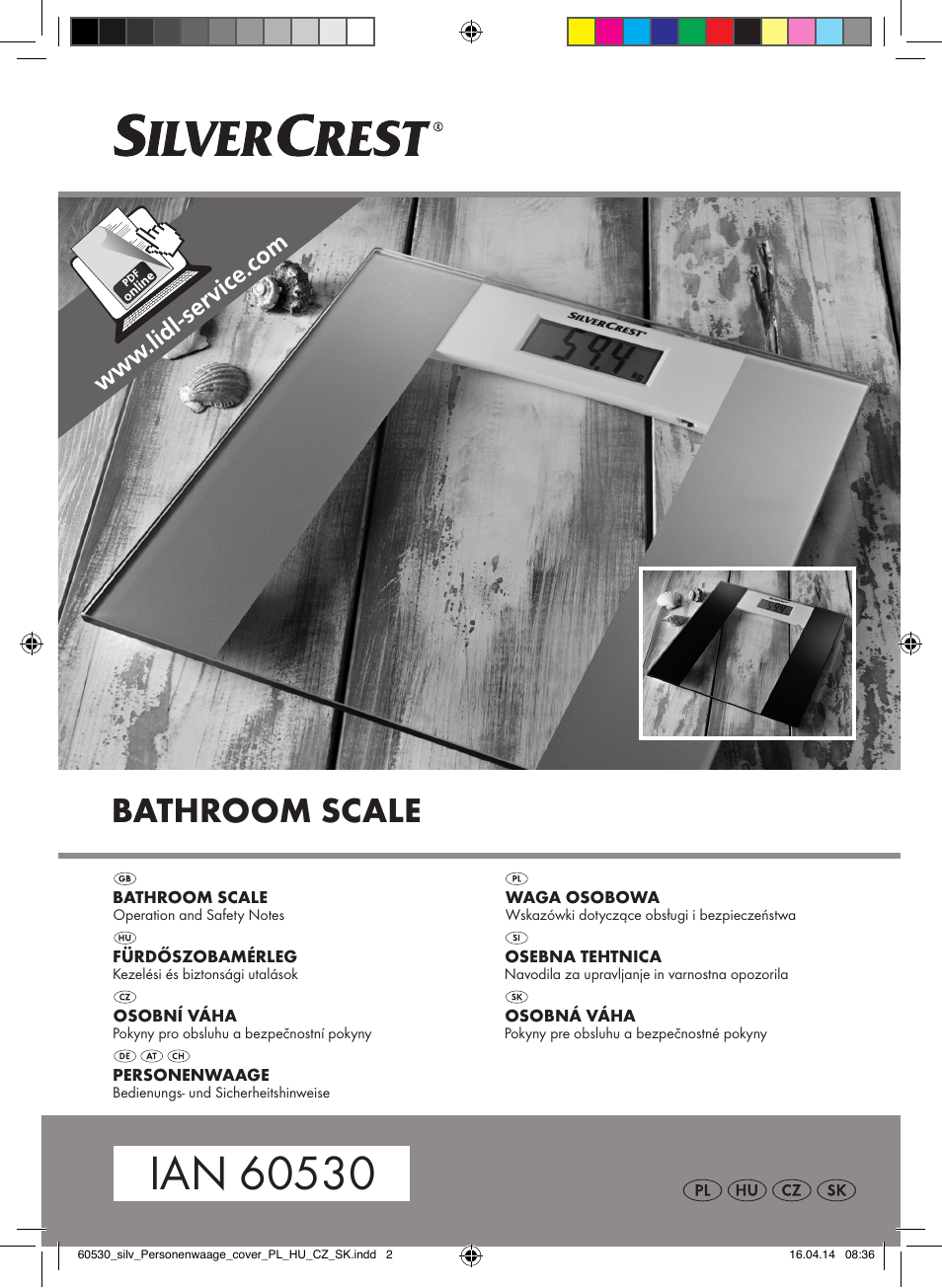 Silvercrest Z30936/Z30936A User Manual | 42 pages
