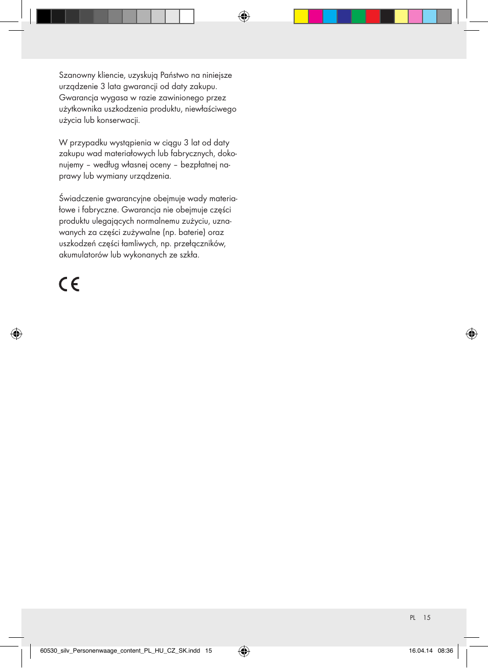 Silvercrest Z30936/Z30936A User Manual | Page 15 / 42