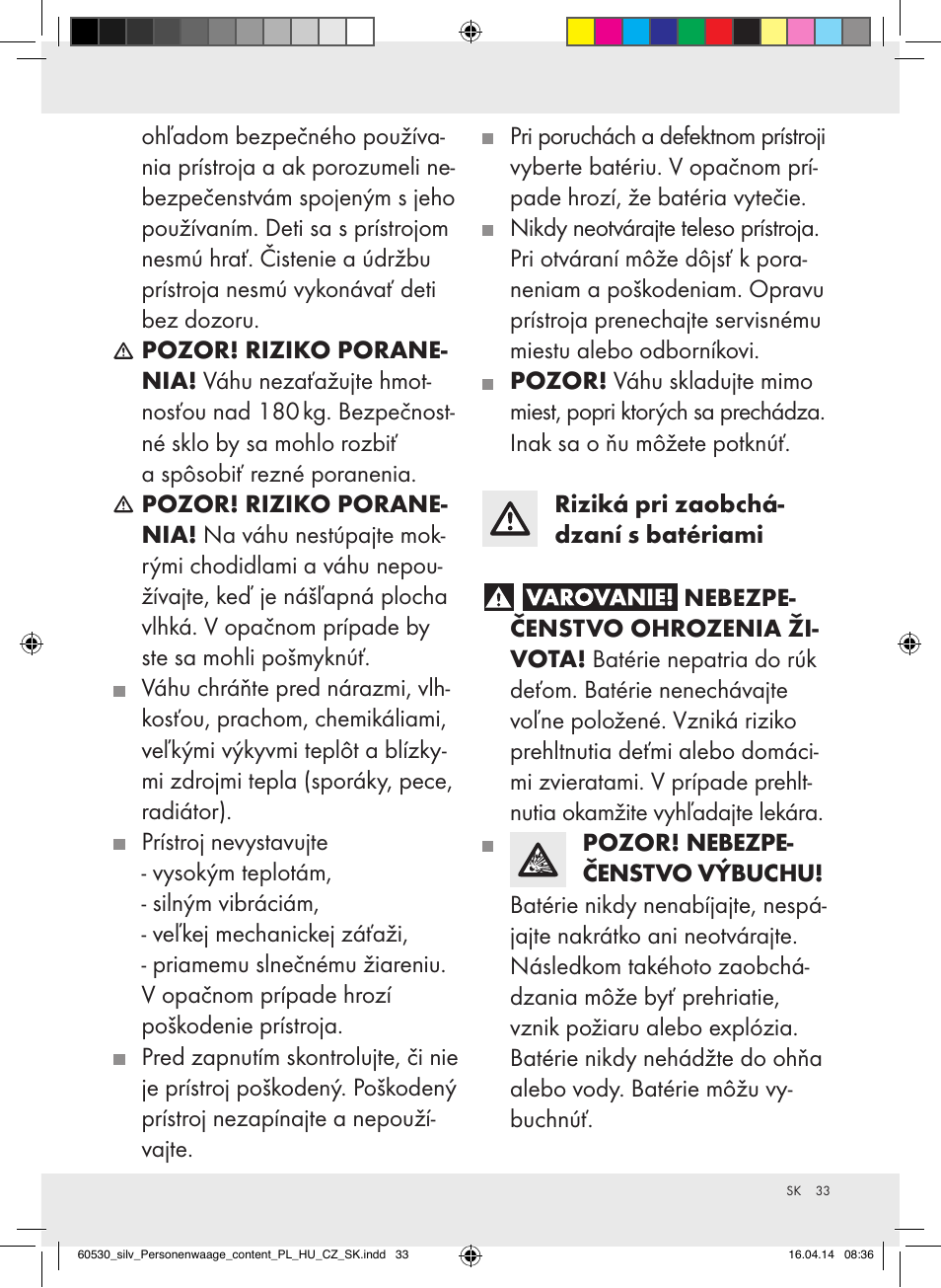 Silvercrest Z30936/Z30936A User Manual | Page 33 / 42