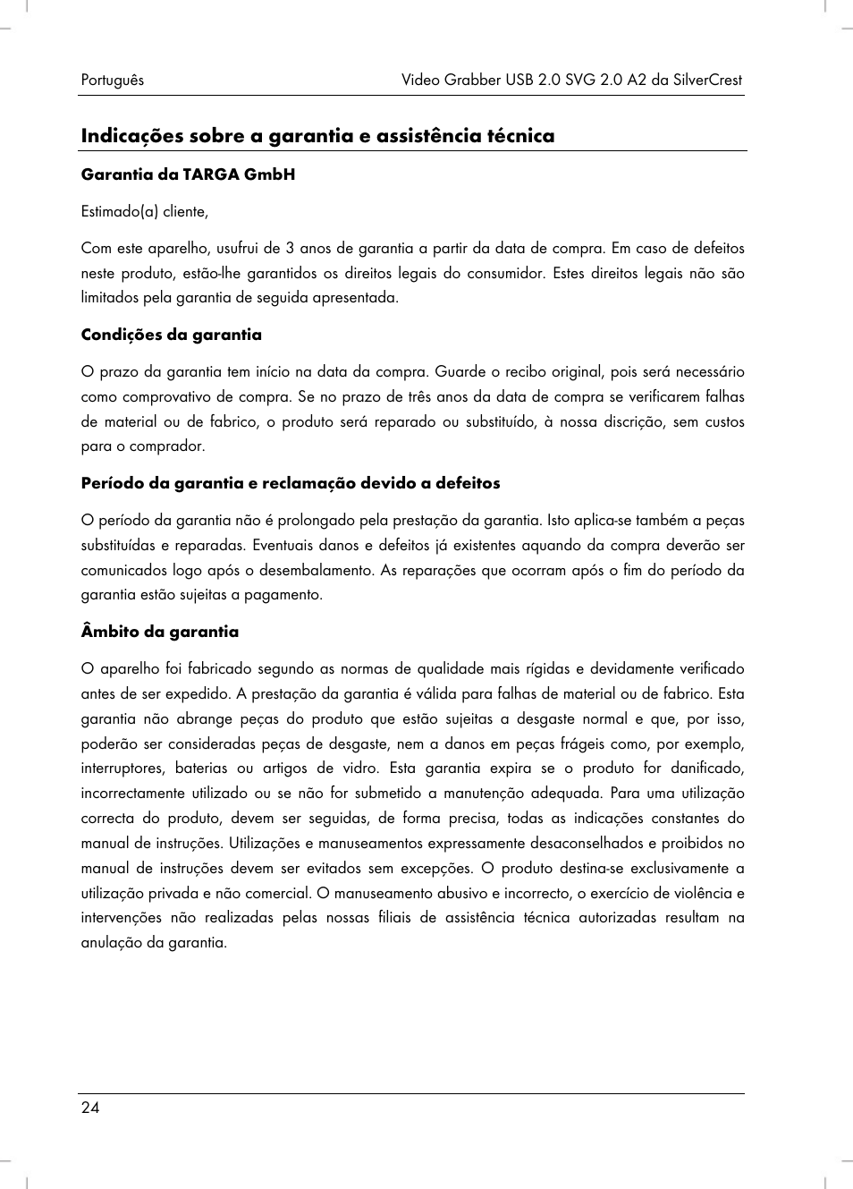 Indicações sobre a garantia e assistência técnica | Silvercrest SVG 2.0 A2 User Manual | Page 25 / 51