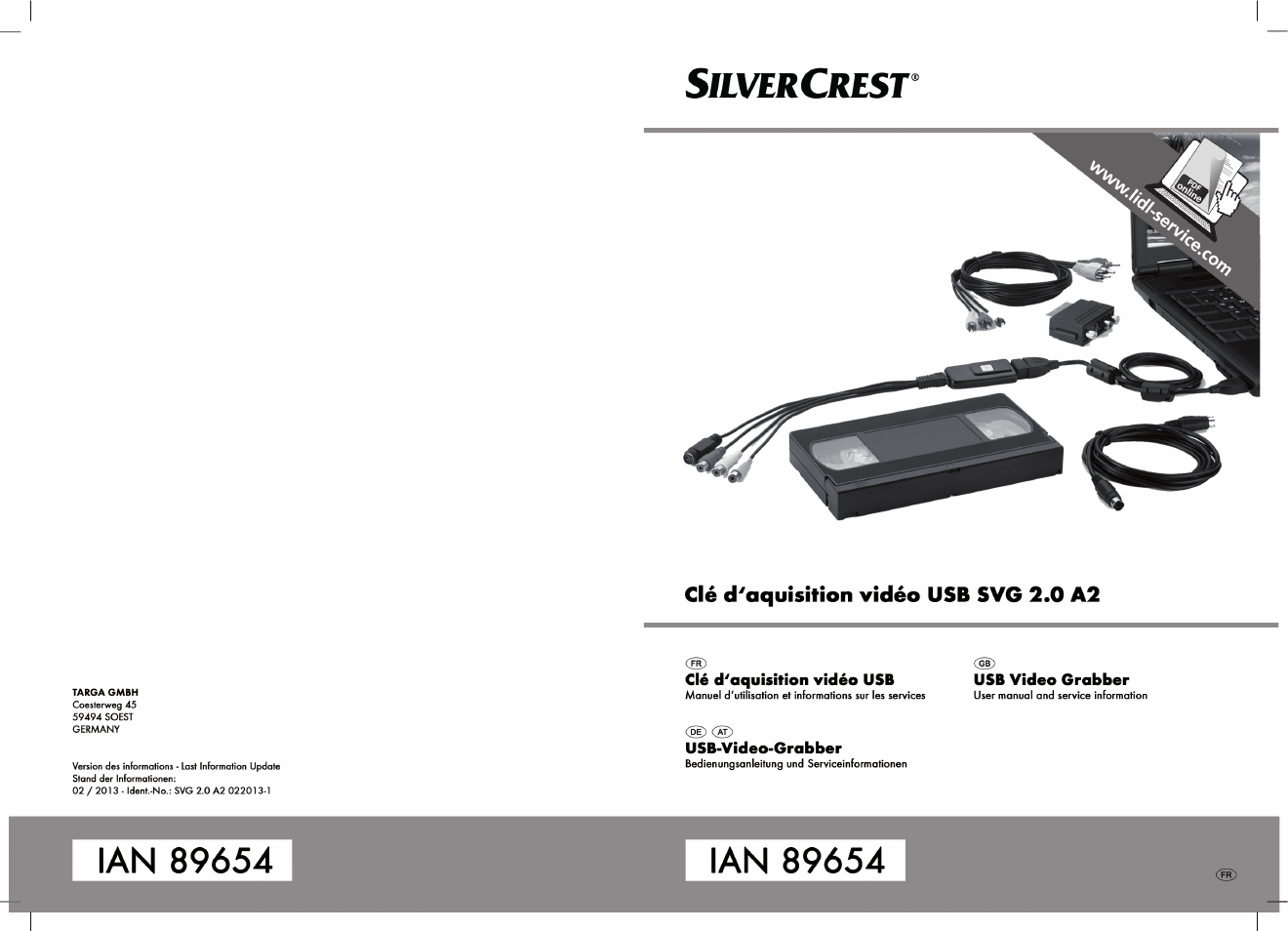 Silvercrest SVG 2.0 A2 User Manual | 39 pages