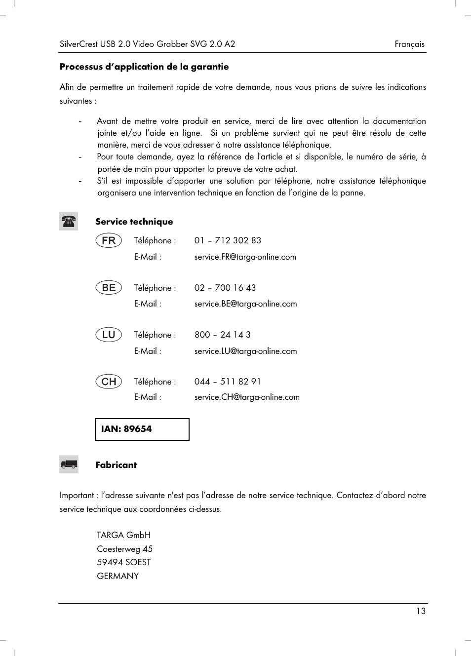 Silvercrest SVG 2.0 A2 User Manual | Page 14 / 39