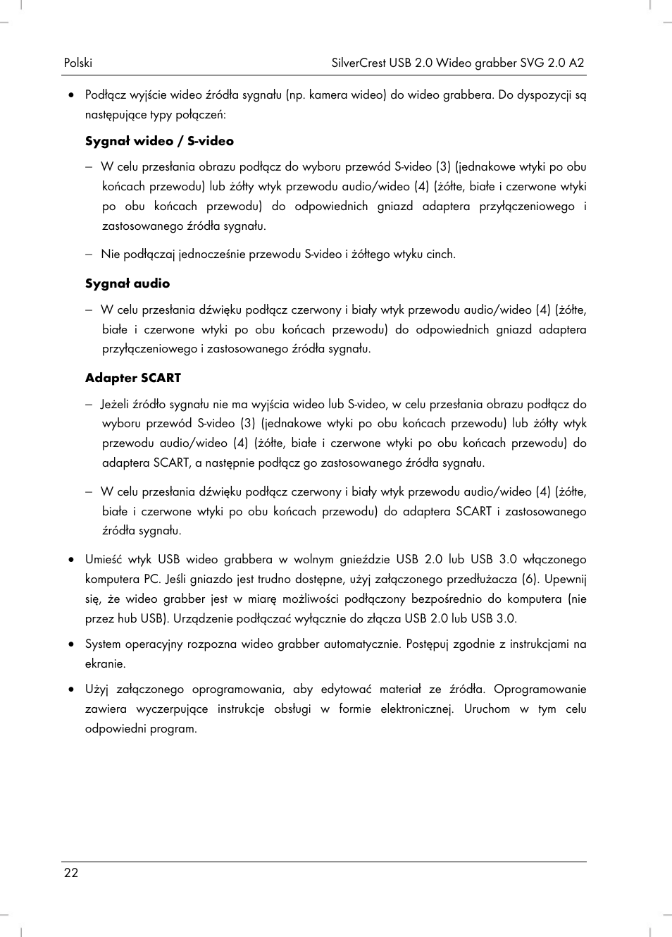 Silvercrest SVG 2.0 A2 User Manual | Page 23 / 63