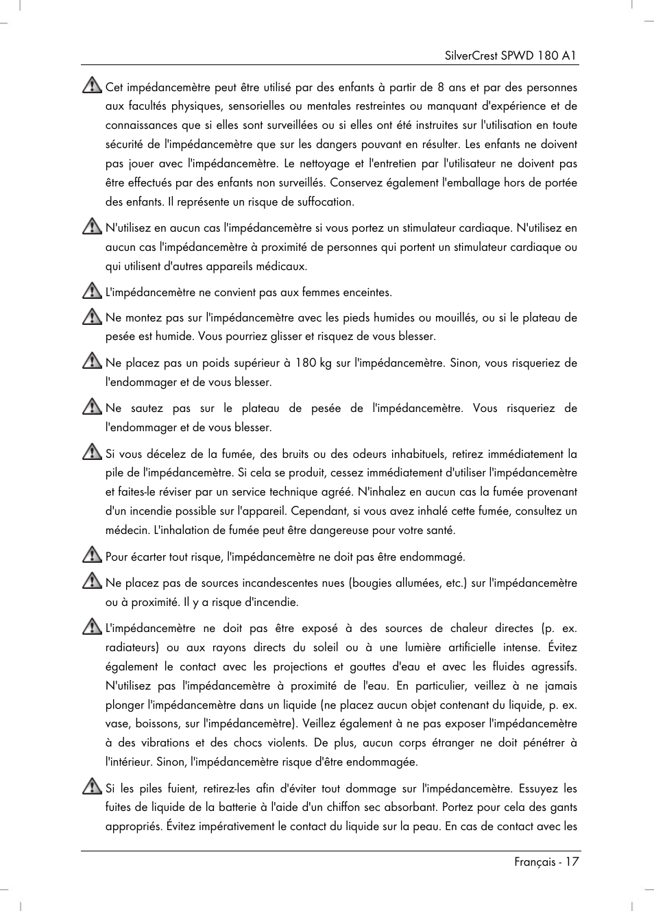 Silvercrest SPWD 180 A1 User Manual | Page 19 / 60