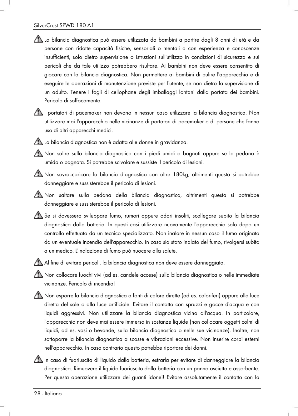 Silvercrest SPWD 180 A1 User Manual | Page 30 / 60