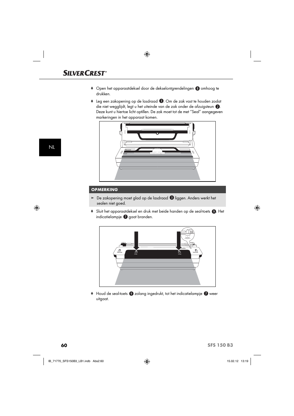 Silvercrest SFS 150 B3 User Manual | Page 62 / 86