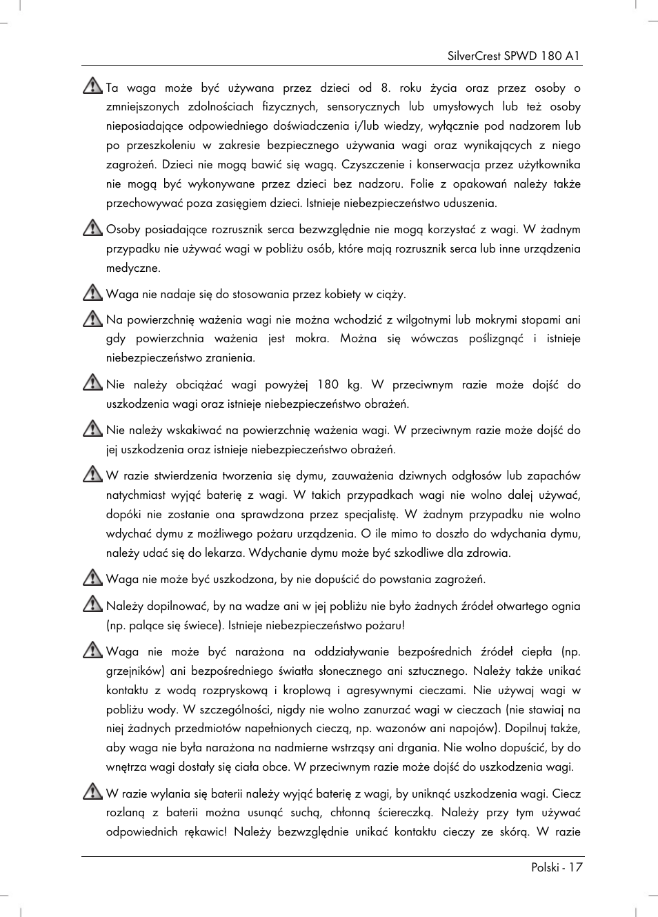 Silvercrest SPWD 180 A1 User Manual | Page 19 / 82