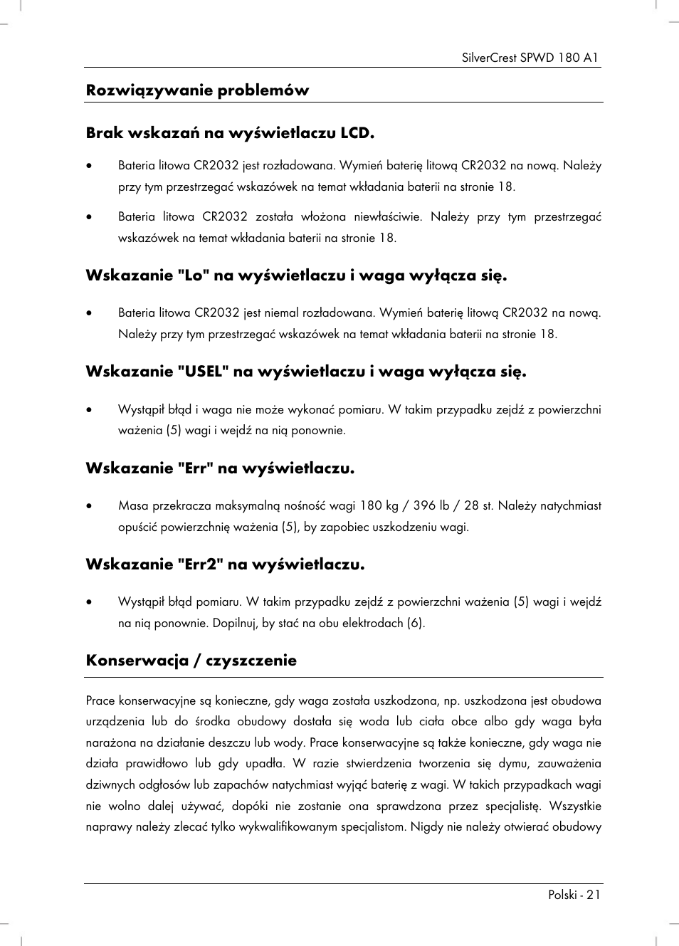 Silvercrest SPWD 180 A1 User Manual | Page 23 / 82