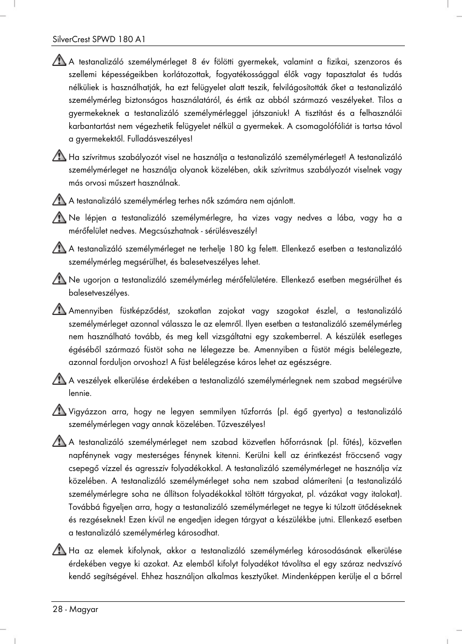 Silvercrest SPWD 180 A1 User Manual | Page 30 / 82