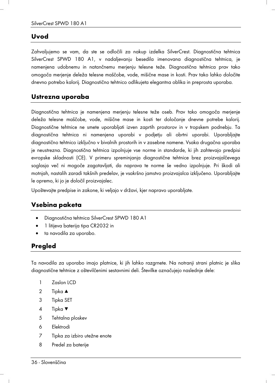 Silvercrest SPWD 180 A1 User Manual | Page 38 / 82